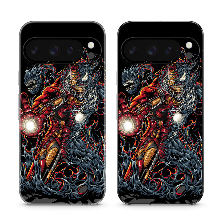 Pixel 9 Pro Artist Series Tech Vs Symbiotic Skin