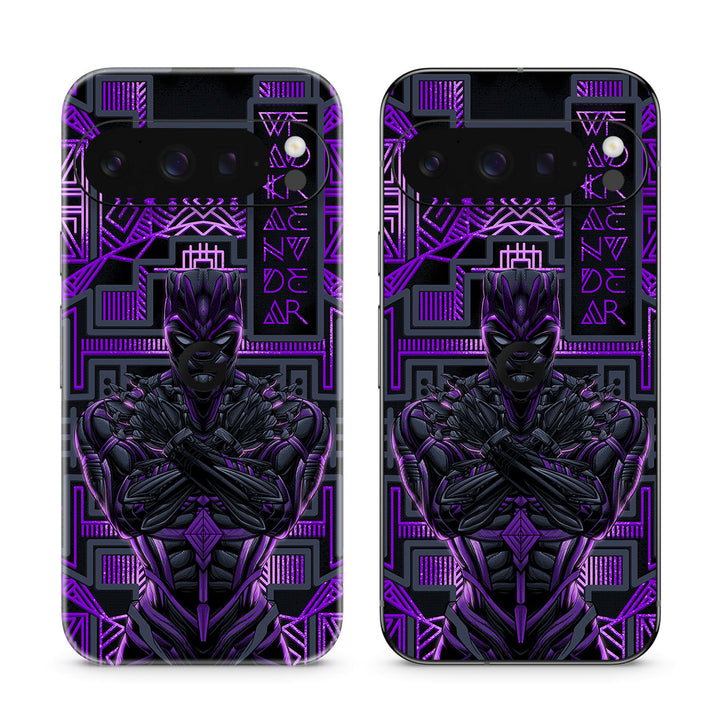 Pixel 9 Pro Artist Series Vibranium Panther Skin