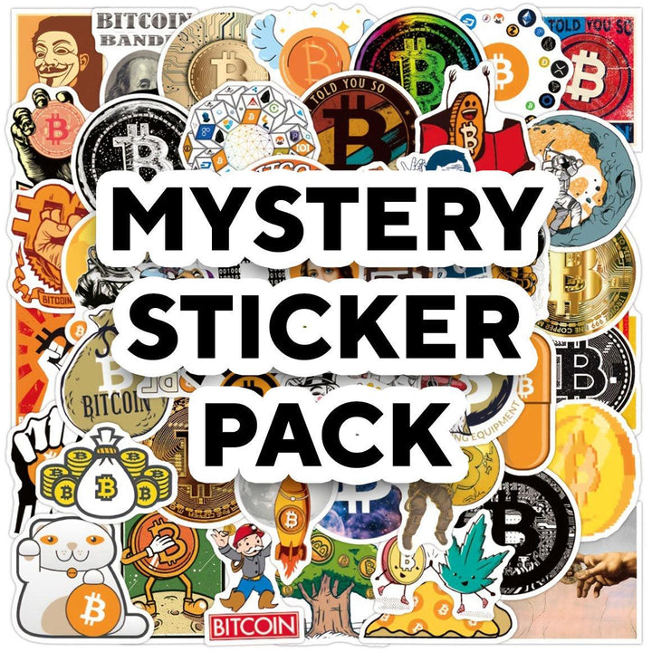 Bitcoin - Mystery Sticker Pack - 50pcs - Slickwraps