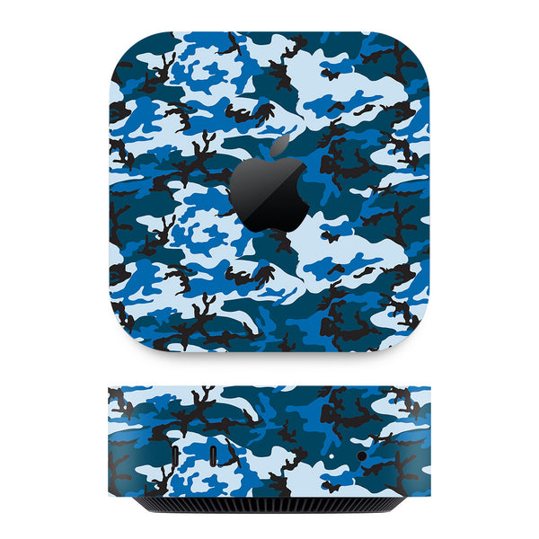 Mac Mini M4 Camo Series Blue Skin