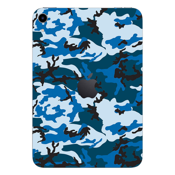 iPad Mini 7 (A17 Pro) Camo Series Blue Skin