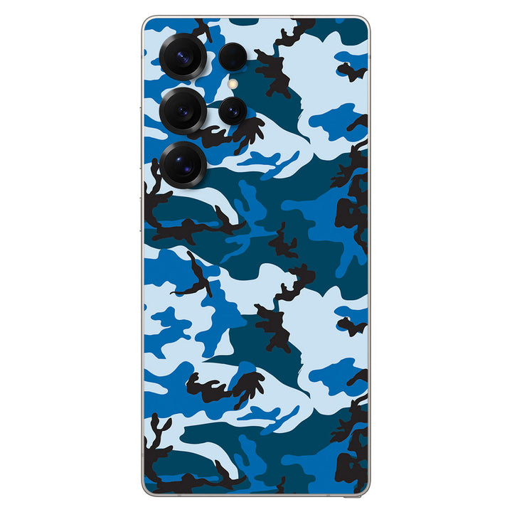 Galaxy S25 Ultra Camo Series Blue Skin