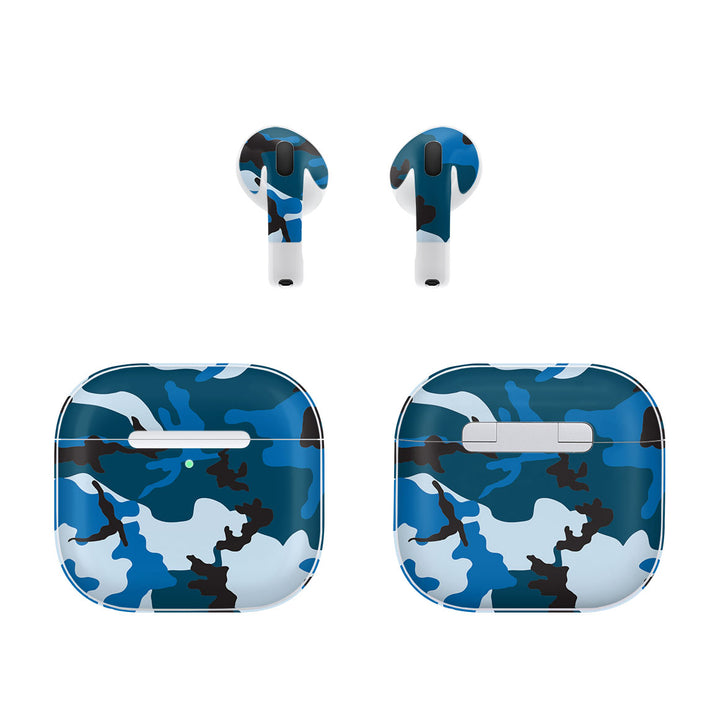 AirPods 4 Camo Series Blue Skin