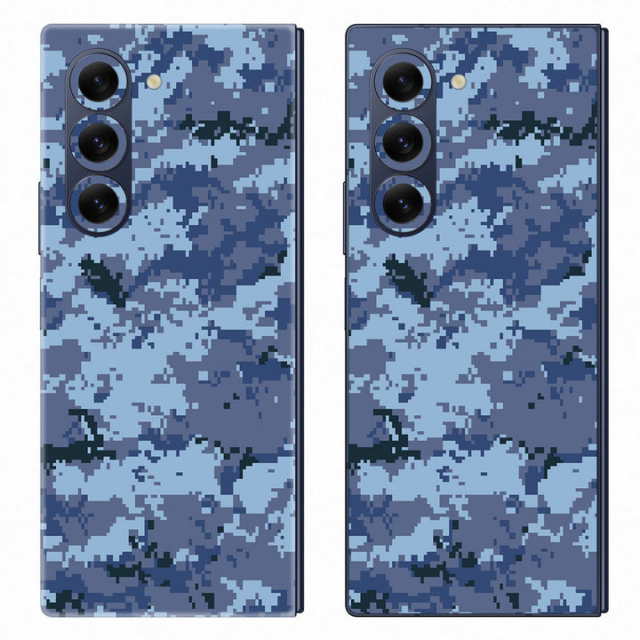 Galaxy Z Fold 6 Camo Series Ocean Skin