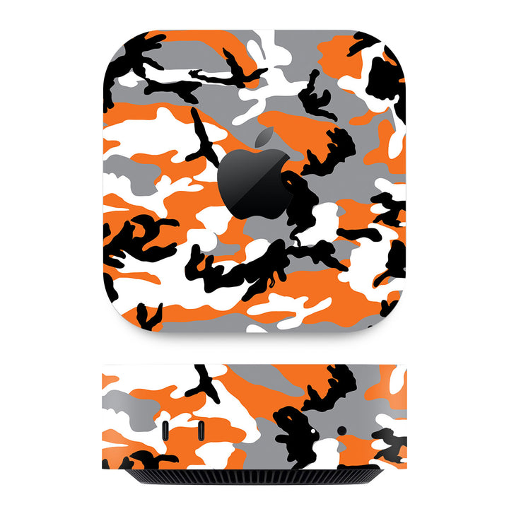 Mac Mini M4 Camo Series Orange Skin