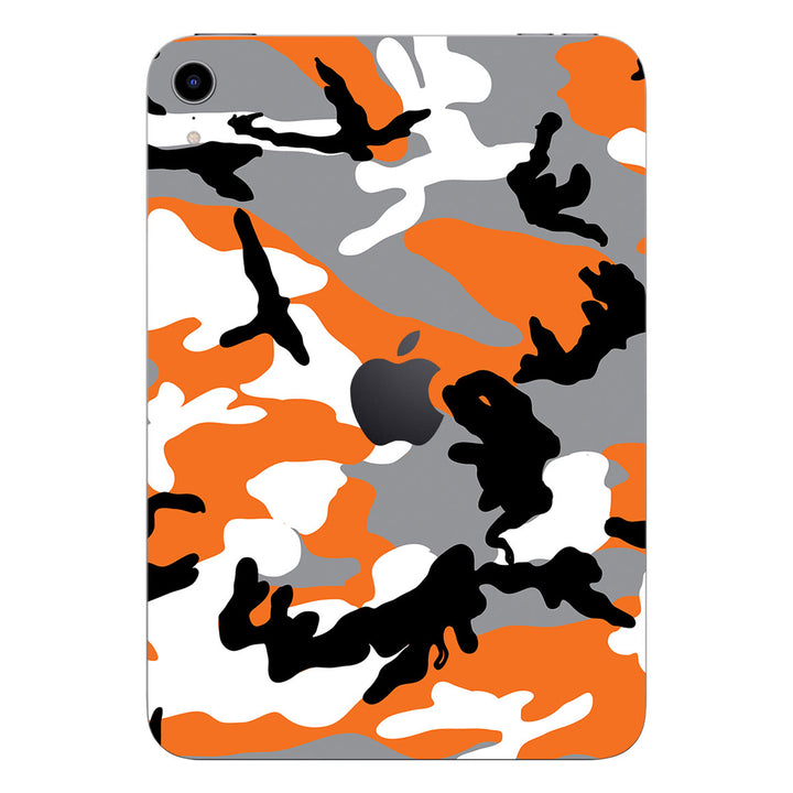 iPad Mini 7 (A17 Pro) Camo Series Orange Skin