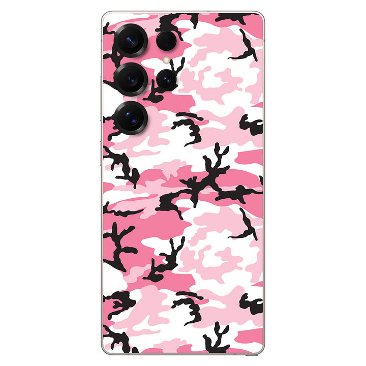 Galaxy S25 Ultra Camo Series Pink Skin