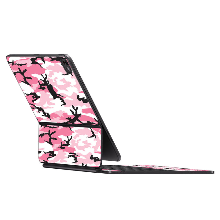 Magic Keyboard for iPad Pro 11" (M4) Camo Series Pink Skin