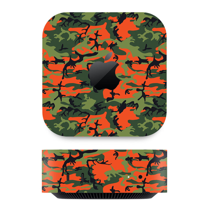 Mac Mini M4 Camo Series Red Green Skin