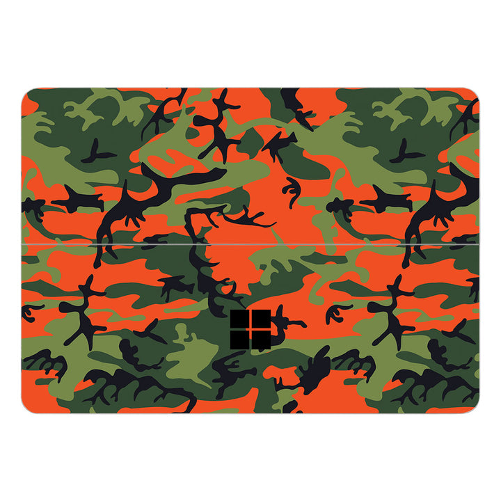 Surface Laptop Studio 2 Camo Series Red Green Skin