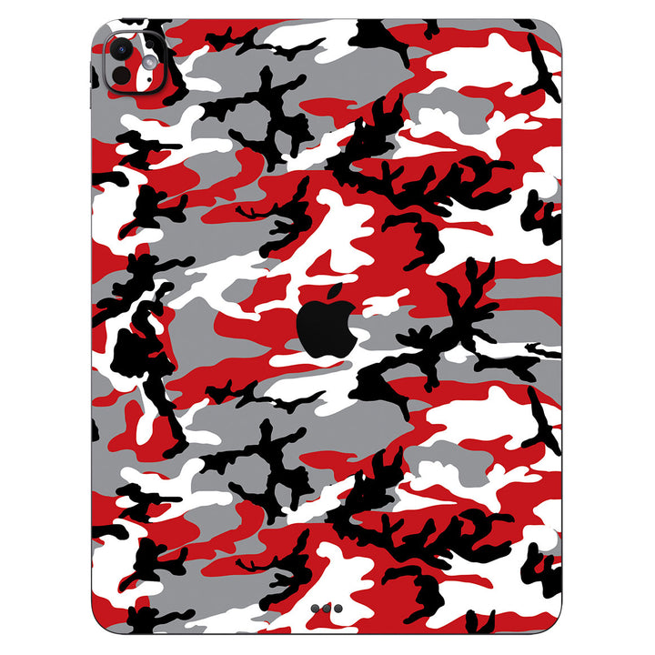 iPad Pro 13" M4 Camo Series Red Skin