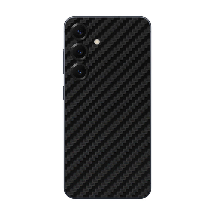 Galaxy S25 Carbon Series Black Skin