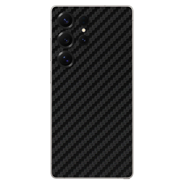 Galaxy S25 Ultra Carbon Series Black Skin