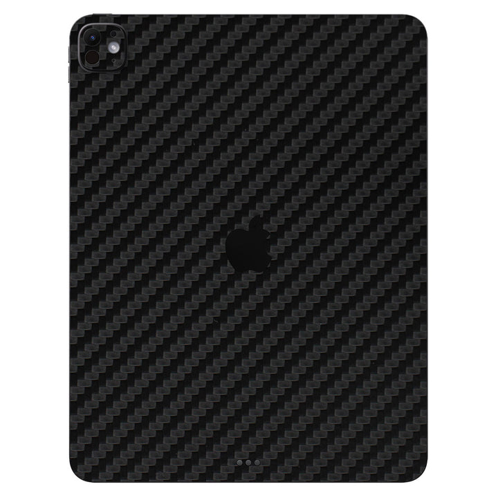 iPad Pro 13" M4 Carbon Series Black Skin