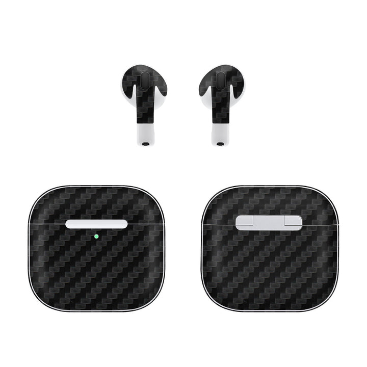 AirPods 4 Carbon Series Black Skin