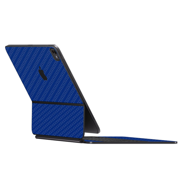 Magic Keyboard for iPad Pro 11" (M4) Carbon Series Blue Skin