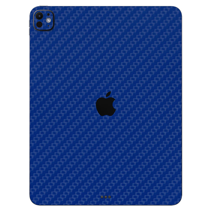 iPad Pro 13" M4 Carbon Series Blue Skin