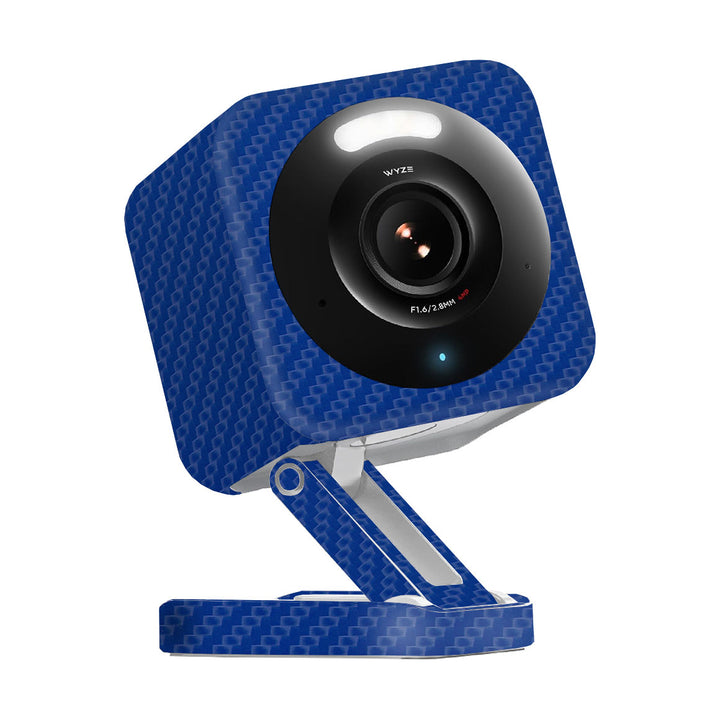 Wyze Cam v4 Carbon Series Blue Skin