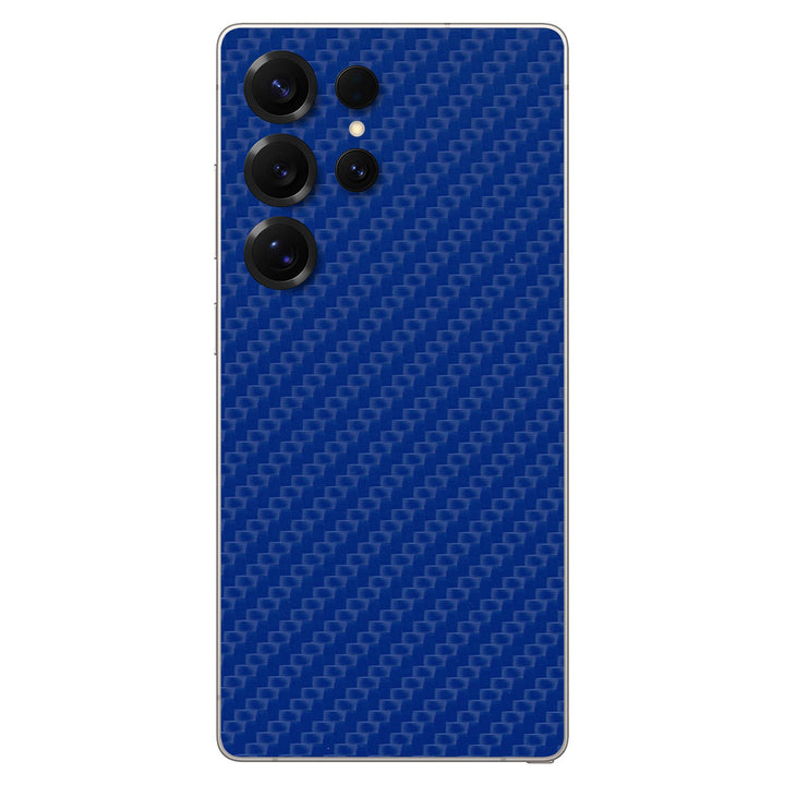 Galaxy S25 Ultra Carbon Series Blue Skin