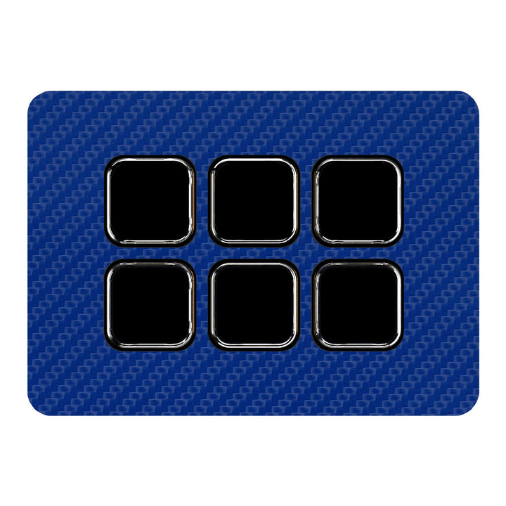 Elgato Stream Deck Mini Carbon Series Blue Skin