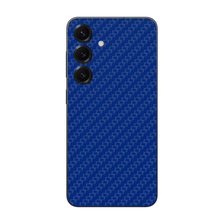 Galaxy S25 Carbon Series Blue Skin