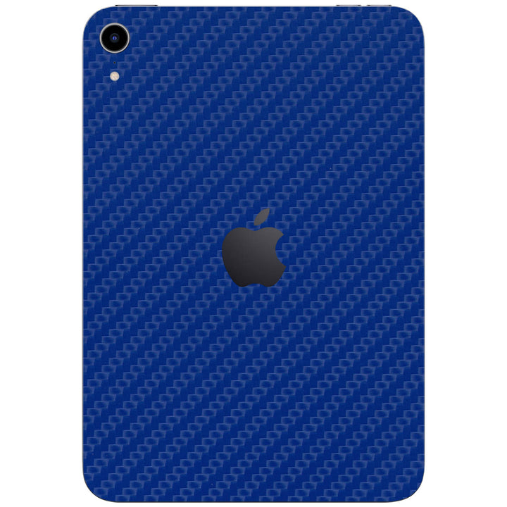 iPad Mini 7 (A17 Pro) Carbon Series Blue Skin