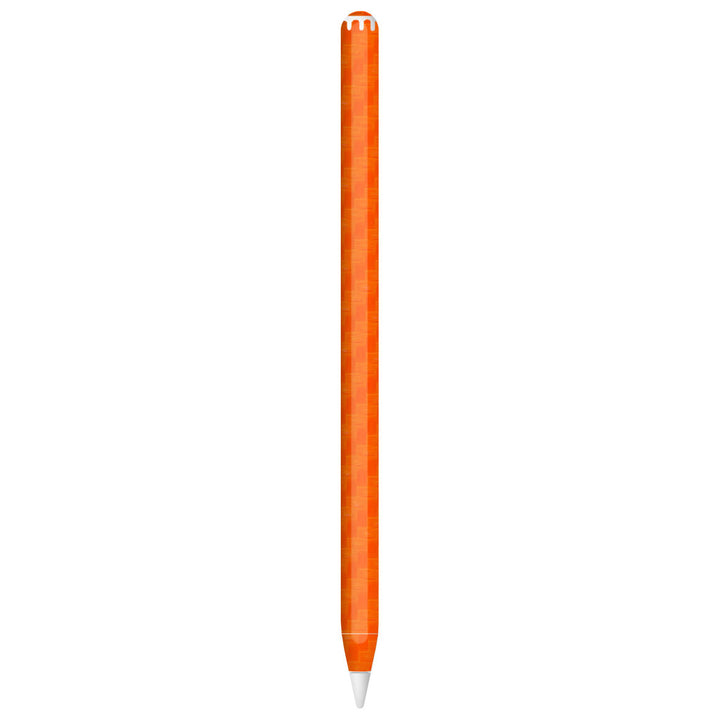 Apple Pencil Pro Carbon Series Orange Skin