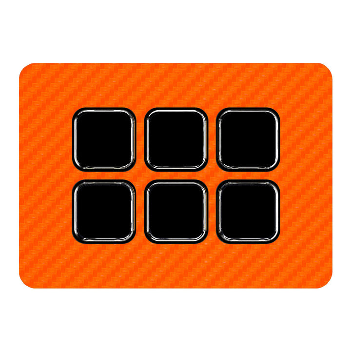 Elgato Stream Deck Mini Carbon Series Orange Skin