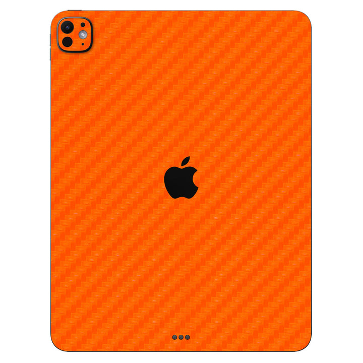 iPad Pro 13" M4 Carbon Series Orange Skin