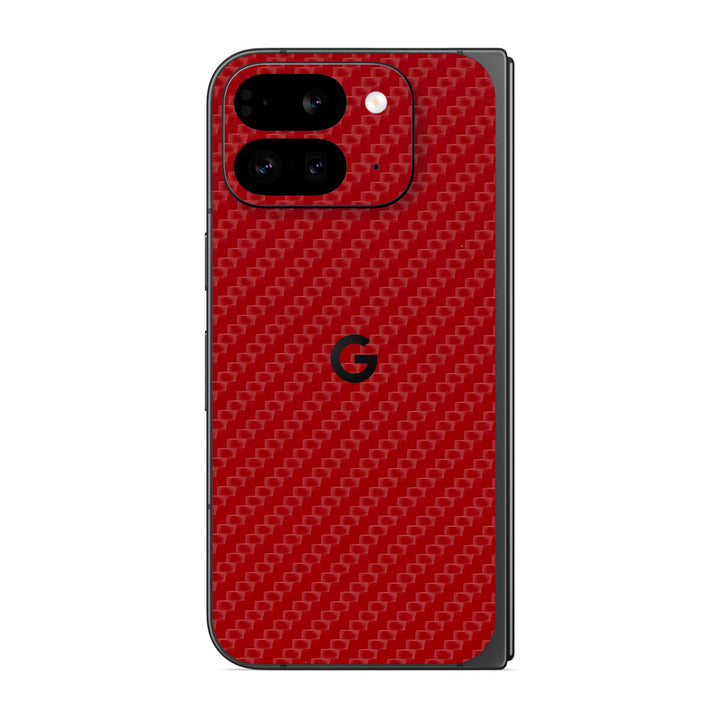 Pixel 9 Pro Fold Carbon Series Red Skin