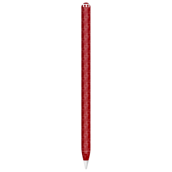 Apple Pencil Pro Carbon Series Red Skin