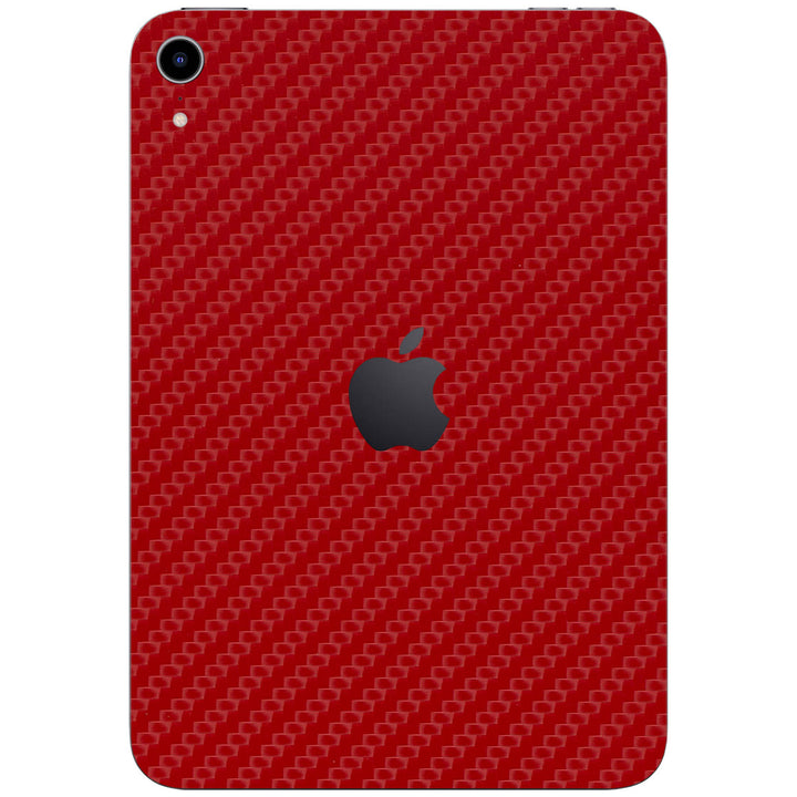 iPad Mini 7 (A17 Pro) Carbon Series Red Skin