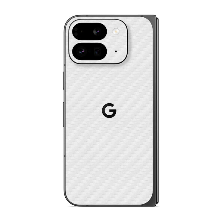 Pixel 9 Pro Fold Carbon Series White Skin