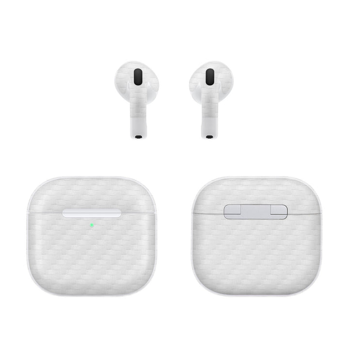 AirPods 4 Carbon Series White Skin