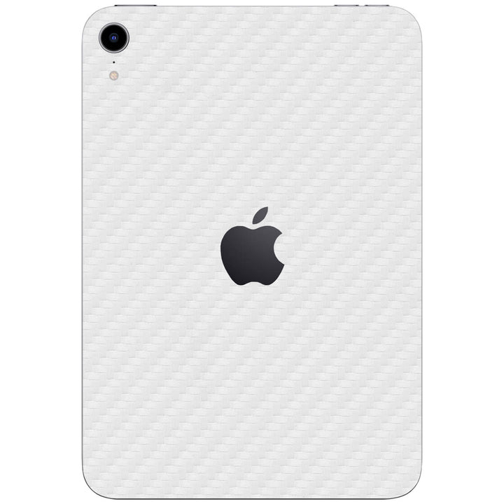 iPad Mini 7 (A17 Pro) Carbon Series White Skin