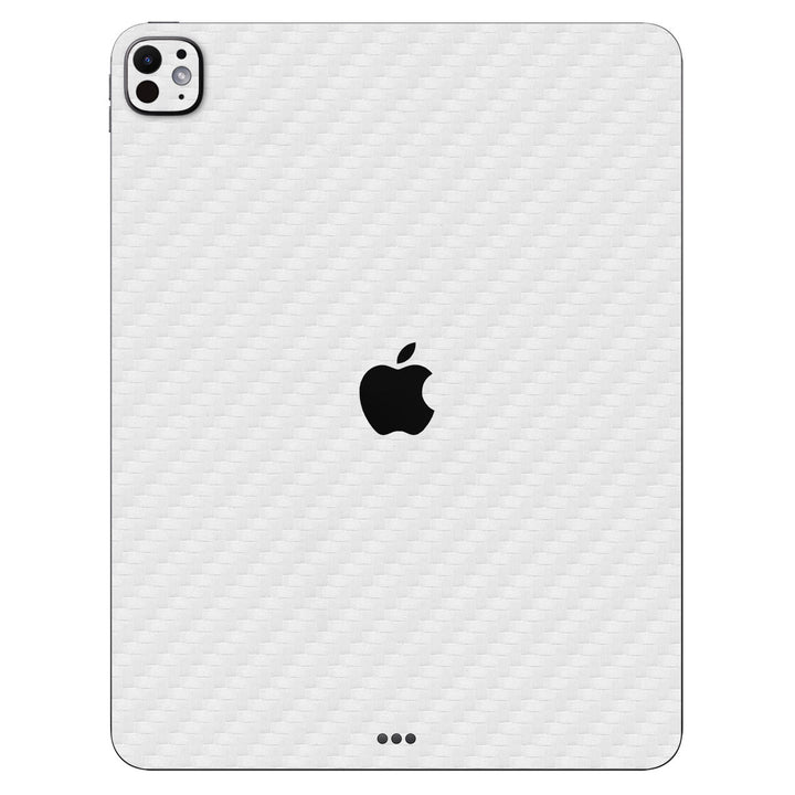 iPad Pro 13" M4 Carbon Series White Skin