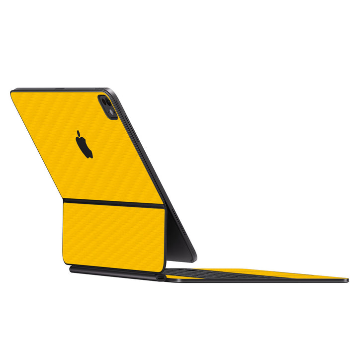 Magic Keyboard for iPad Pro 13" (M4) Carbon Series Yellow Skin