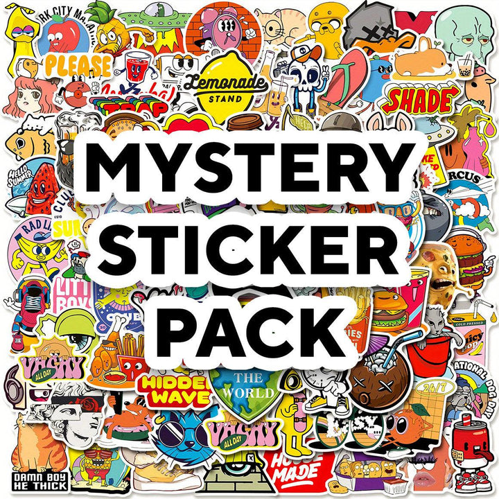 Cartoon - Mystery Sticker Pack - 100pcs - Slickwraps