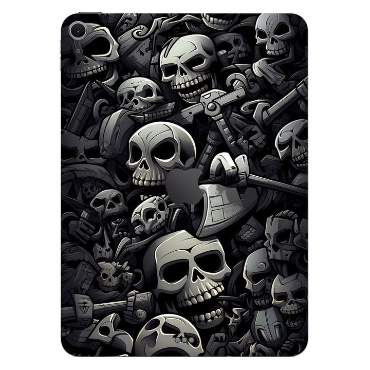 iPad Air 11" M2 Designer Series Black Skulls Skin