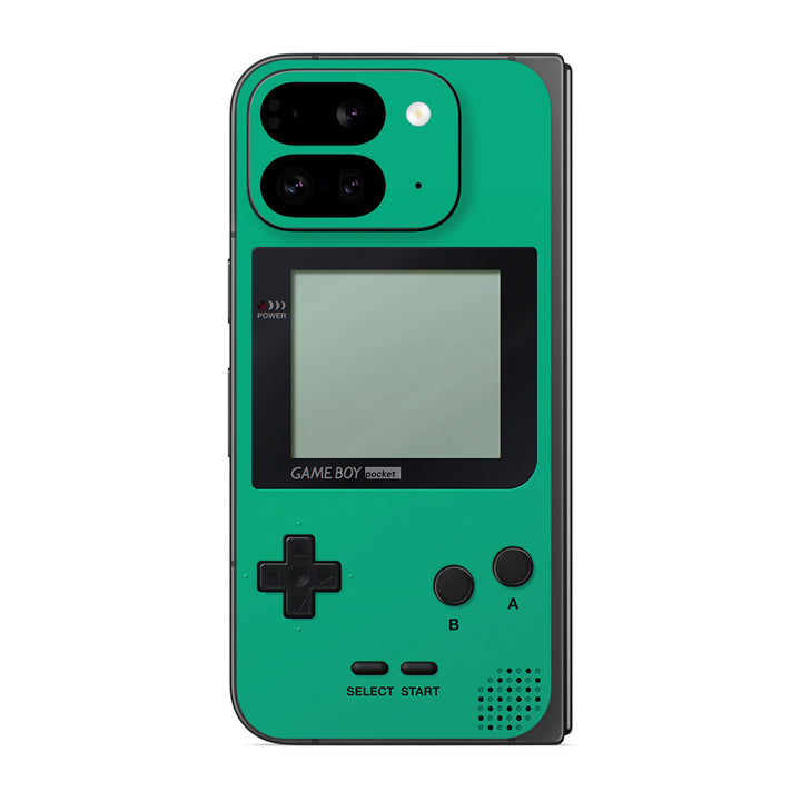 Pixel 9 Pro Fold Designer Series Green Gameboy Skin