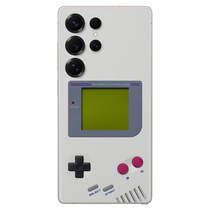 Galaxy S25 Ultra Designer Series Retro Gameboy Skin