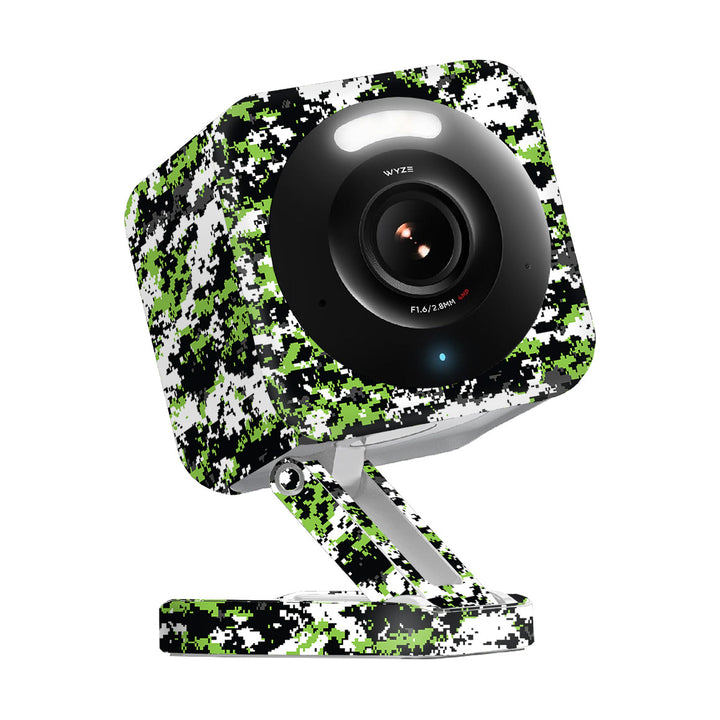 Wyze Cam v4 Designer Series Snow Digi Camo Skin