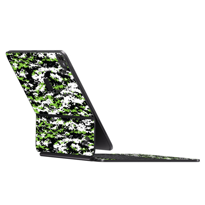 Magic Keyboard for iPad Pro 13" (M4) Designer Series Snow Digi Camo Skin