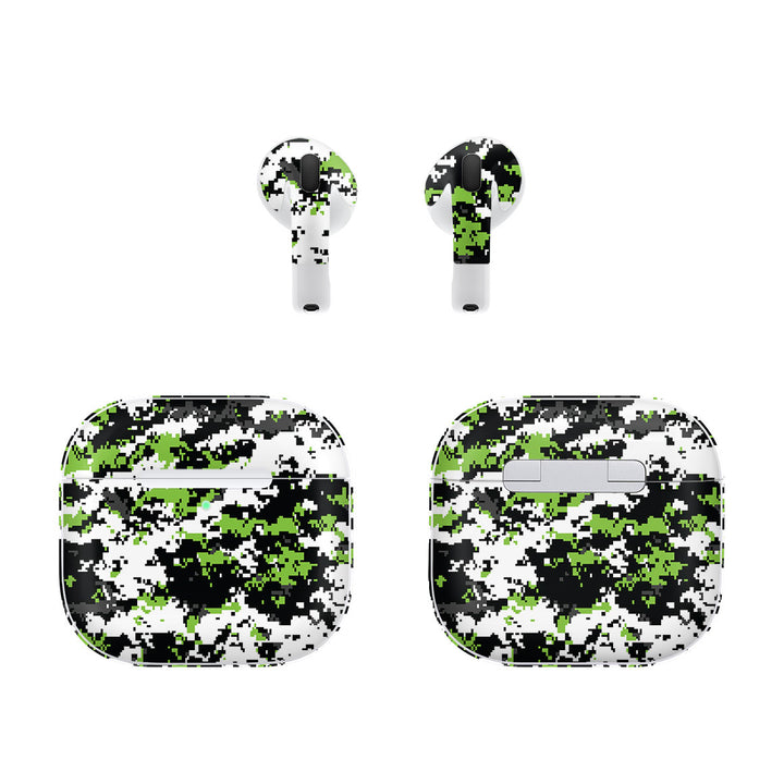 AirPods 4 Designer Series Snow Digi Camo Skin