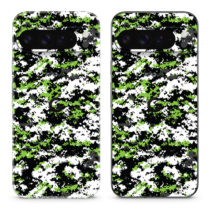 Pixel 9 Pro XL Designer Series Snow Digi Camo Skin