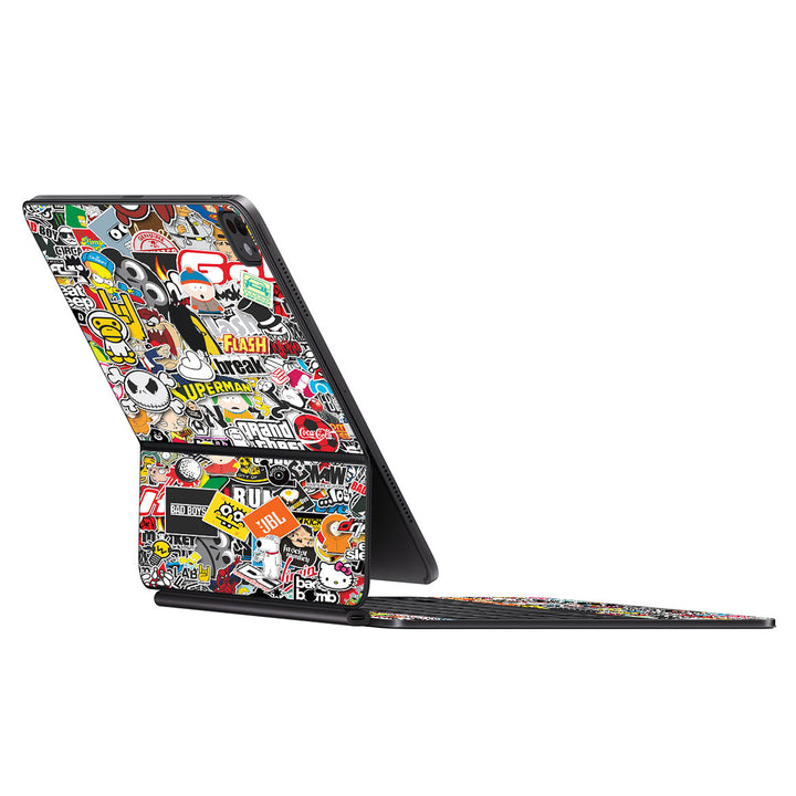 Magic Keyboard for iPad Pro 13" (M4) Designer Series StickerBomb Skin