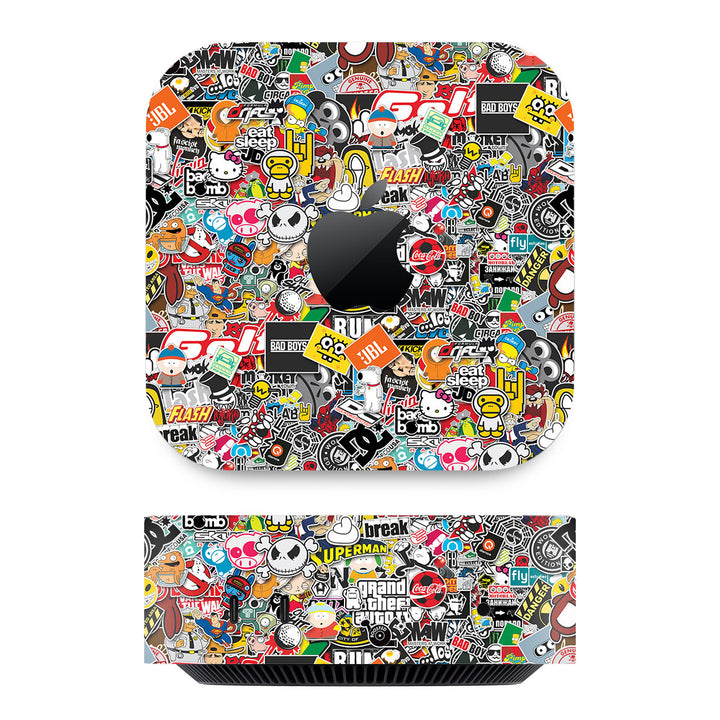 Mac Mini M4 Designer Series StickerBomb Skin