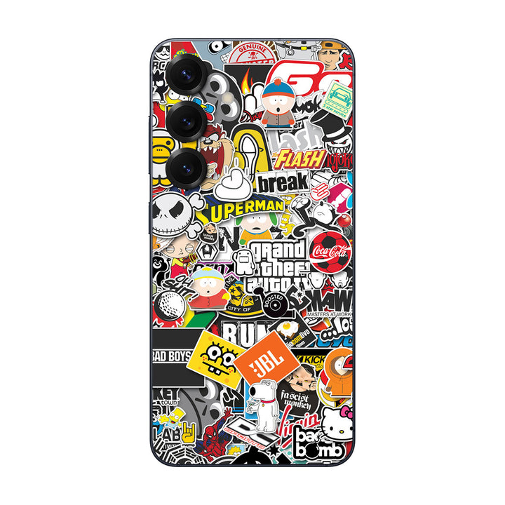 Galaxy S25 Designer Series StickerBomb Skin