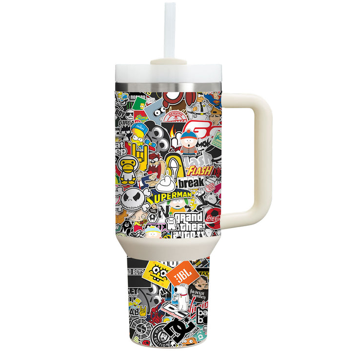 Stanley Personalized Tumbler Designer Series StickerBomb Skin