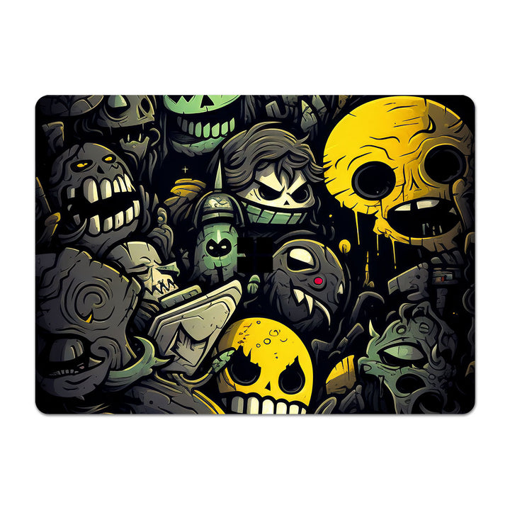 Surface Laptop 7 13.8" Designer Series Yellow Skulls Skin